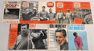 Golf Monthly Magazine 1958-1974 February August & December 1958, May & July 1963, April 1966,
