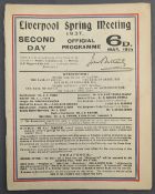 1937 Grand National Racecard 2nd Day 19th March 1937 - with pencil notes added