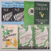 1948-1958 New Zealand Pakistan Australia Cricket Tour Programmes: 1948 the Australia tour 1949,