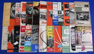 Large quantity of Motor Racing Programmes from 1950s – 1970s featuring Silverstone, Mallory Park,