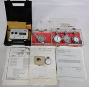 Motor Racing Timekeepers Watches to consist set of 3 made by Lemania Nero Rally timekeepers, in