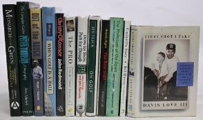 Golf Books including Biographies and Auto-Biographies to include Every Shot I Take 1997 Davis Love