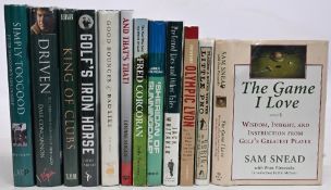 Golf Books including Biographies and Auto-Biographies to include The Game I Love 1977 Sam Snead,