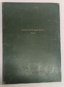 Tom Haliburton 1915-1975 bespoke folio size Biography Book, with original photographs - green calf