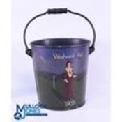 Interesting cast iron hand painted golfing scene Bucket - inscribed Westward Ho! 1903 featuring a