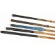 5x Assorted Golf clubs - 2x socket neck woods a large head stripe top driver stamped Renouf with a - Image 3 of 3