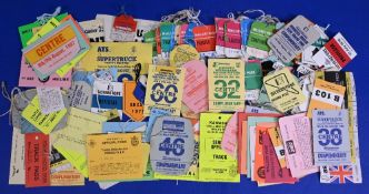 Large quantity of Motor Racing Passes featuring Mallory Park, Silverstone, Aintree, Castle Combe