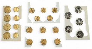 Period Golf Club Blazer Buttons, assorted sizes and ages