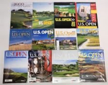 Golf US Open Championship programmes 2000-2015 A continuous run of the programme from 2000-2009 plus