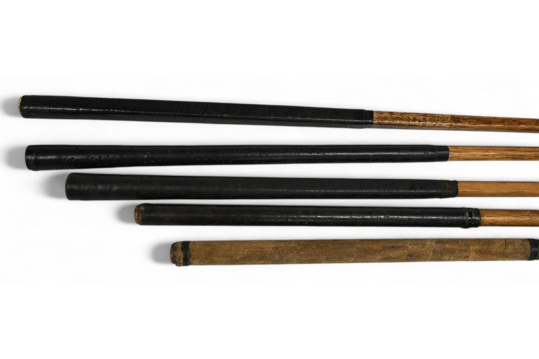 5x Various putters incl early Ben Sayers Benny putter with grue sole and square section shaft and - Image 2 of 3