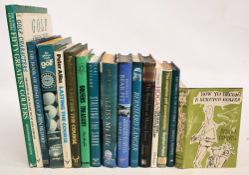 Golf Hardcover Books to include How to Become a Scratch Golfer 1963 Patrick Campbell, Wry Stories on