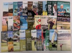 2010-2020 Golf Quarterly Magazines, a part run from issue No.2 - issue 34, missing numbers 1, 8, 11