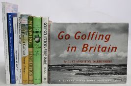 Golf Books to include Go Golfing in Britain 1961 L Claughton Darbyshire, Golf Collectors Price Guide