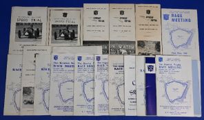 Hagley & District Light Car Club Programmes featuring Speed Trials 29/9/57, 27/9/59, 30/9/62, 29/9/