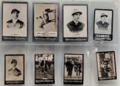 8x Ogden Guinea Gold Horseracing Cards, G Woods, HRH Prince of Wales, F Archer, D Maher, C Trigg,