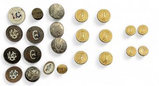 Ladies Golf Union Enamel Badges, golf club buttons, ball markers, two WGC buttons are silver