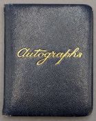 Period Golfer Autograph Book, a good small album with signatures of Walter Hagen, George Kirkwood,