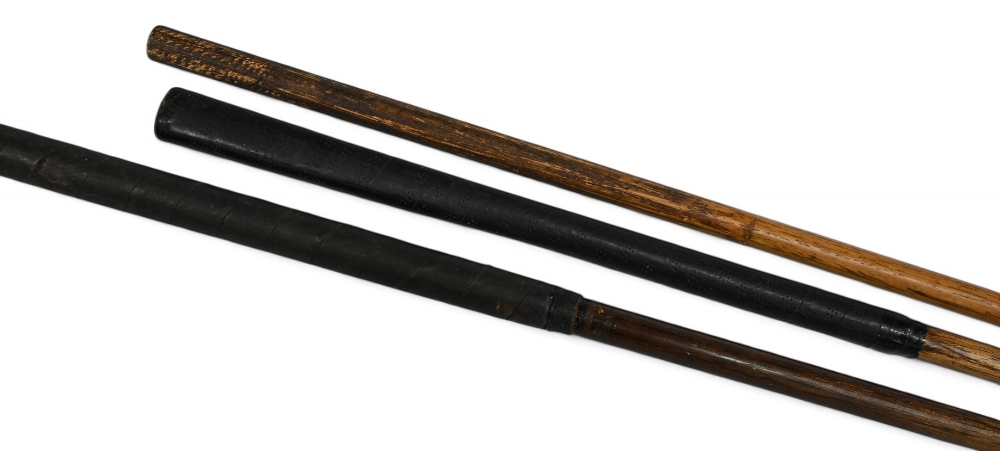 2x Socket neck woods and R Forgan St Andrews light stained socket neck driver (short and ungripped), - Image 3 of 3