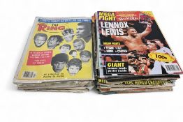 Selection of Boxing Ring Magazines. 1950s to 1970s, various conditions some poor (box)
