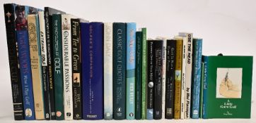 Golf Books to include A Little Guru Golf c1990s Greg White, The Little Green Book of Golf Secrets