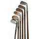 6x Assorted Golf irons 2x rustless models a flanged sole driving iron for SF Doornan Banff, and a St - Image 1 of 3