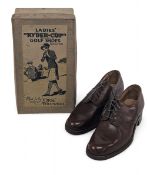 1939 Ladies Ryder Cup Leather Golf Shoes, patented design 514316 made by Oral Footwear, size 4 ½ E