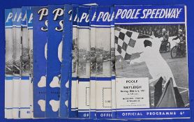 Poole speedway programmes from the fifties (29) Fair-Good condition with some rusty staples