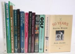 Golf Books comprising of 50 Yaers of golfing Wisdom 2005 John Jacobs, Golf A Royal and Ancient