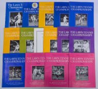 1952-1967 Wimbledon Lawn Tennis Championship Programme Collection: a good clean lot to include