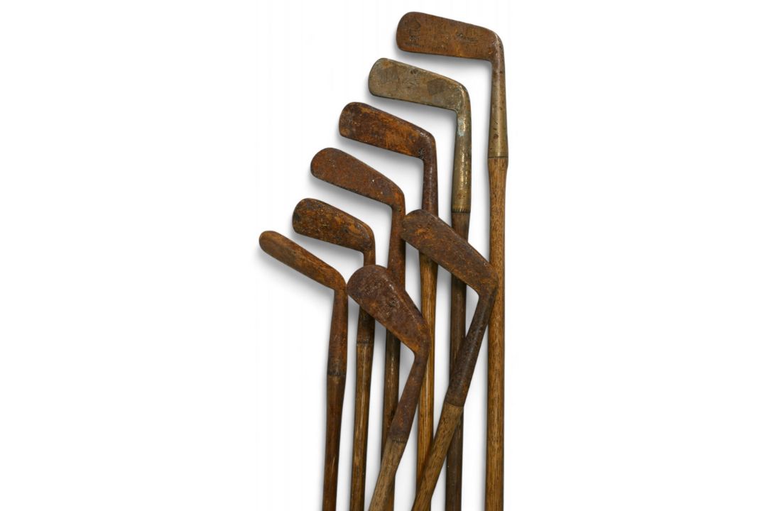 8x Assorted Golf irons and putters for restoration and repair c/w grips - Image 1 of 2