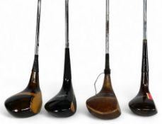 4x Classic Golf woods features a Hagen Professional 3 wood in laminate finish, LB London stripe