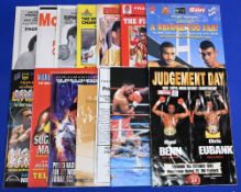 Boxing Programmes 1990s featuring, 8/2/90 Angol v Smith, 11/4/91 Brown v Wray and McCracken v