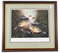 John Searl (20th century) - 'Ambush' signed limited edition print No. 3/50. Framed under glass -