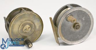 Phin Maker, Edinburgh brass fly reel, 3 ½