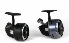 2x ABU Closed Face reels features 501 and 507 examples, made in Sweden, with usual age related wear,