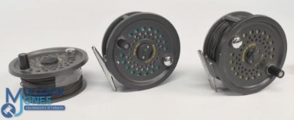 BFR Leeda Magnum 200D disc drag alloy salmon reel with spare spool, 4