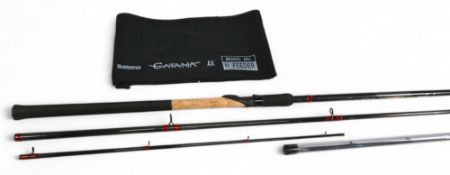Shimano Catana AX feeder rod, 12' 3 piece carbon, heavy action, 3 push in tips, 2oz glass, 3oz