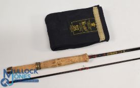 Hardy Alnwick Graphite Deluxe carbon trout fly rod: 8ft 6
