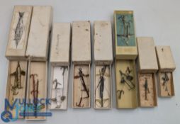 8x Hardy bait mounts and prawn tackle in sizes up to 3