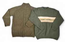 Hunting Shooting Fishing Jumpers: Champion zip fronted XL, Foresta waist coat style XL, Wolsey