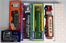 Corgi Articulated Lorries to include 75602 Renault Curtainside Macfarlane Transport, CC14002 Volvo