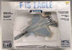 Metal Diecast Collection Armour Collection - Boxed 1/48 scale Military Aircraft F15 Eagle B11 B552