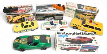 Battery Remote Control Cars Sonic Control rusty Battery compartment, Eagleton Toys Lancia Stratos