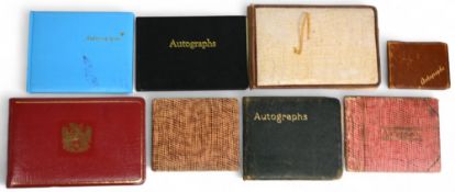 Autograph Albums. Main album containing Simon O'Brian, Barry Norman, Ronald Pickup, Peter Howitt,