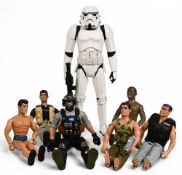 Action Figures Star War Stormtrooper 46cm, selection of modern Action Man together with some
