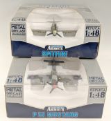 Metal Diecast Collection Armour Collection - Boxed 1/48 scale Military Aircraft Spitfire MK VB B11