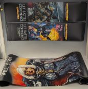 Games Workshop Warhammer Shop Poster Displays: Witch Hunters and 40,000, double sided unused