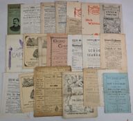 Music & Entertainment - c.1870s onwards Theatre Programmes with a mixture of Theatres included The