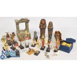 Myths & Legends The Egyptian Collection Figures. Various figures on named bases with 2 Mummies and