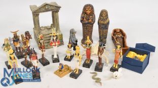 Myths & Legends The Egyptian Collection Figures. Various figures on named bases with 2 Mummies and